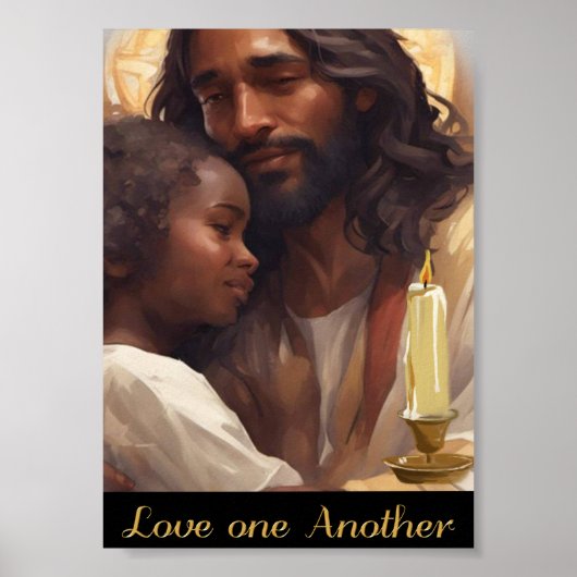Jesus und Child Christlich Poser Poster (Vorne)