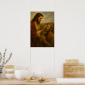 Jesus und das Blinde Man™ LDS Wall Art Poster (Küche)