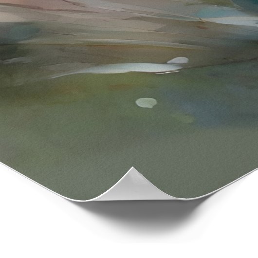 Jesus und das verlorene Schaf Poster (Ecke)