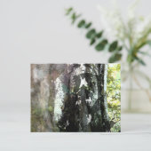 Jesus und der Baum Postkarte (Stehend Vorderseite)