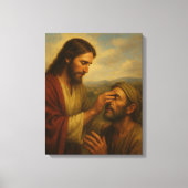 Jesus und der Blinde Mann™ LDS Wall Art Leinwand (Vorderseite)