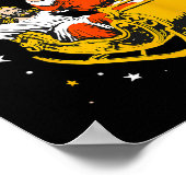 Jesus und der Weihnachtsmann, die Jungs sind wiede Poster (Ecke)