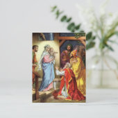 Jesus und die 3 Könige Postkarte (Stehend Vorderseite)