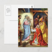 Jesus und die 3 Könige Postkarte (Vorne/Hinten)