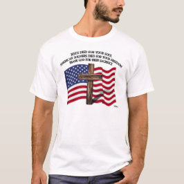 Jesus und die amerikanischen Soldaten rocken über  T-Shirt