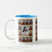 Jesus und die Apostel-Tasse Zweifarbige Tasse (Links)