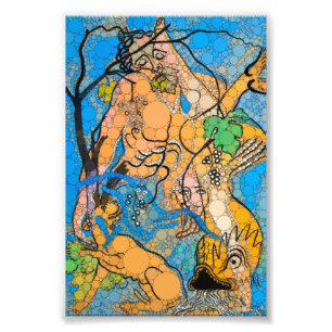 Jesus und die Dolphin, Punkte von Francis Picabia Fotodruck