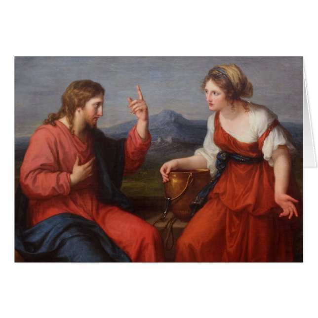 Jesus und die Frau am Brunnen (Vorderseite (Horizontal))