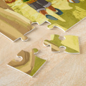 Jesus und die Kinder auf einem Reise-Puzzle Puzzle (Seite)