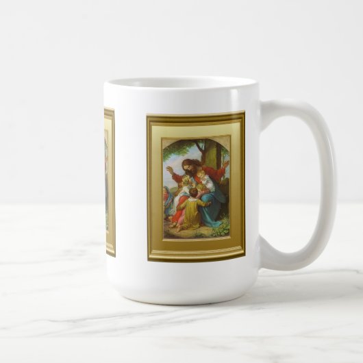 Jesus und die Kinder Kaffeetasse (Rechts)