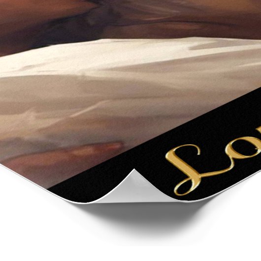 Jesus und die Kinderkriptur Poster (Ecke)