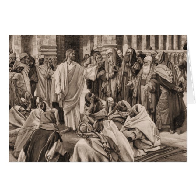 Jesus und die Pharisees (Vorderseite (Horizontal))