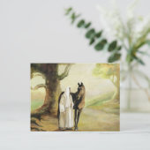 Jesus und die Postkarte der Pferde (Stehend Vorderseite)