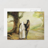Jesus und die Postkarte der Pferde (Vorne/Hinten)