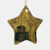 Jesus und die Samariter-Frau am Brunnen Keramik Ornament (Rechts)