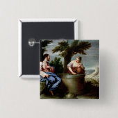 Jesus und die Samariter-Frau Button (Vorne & Hinten)