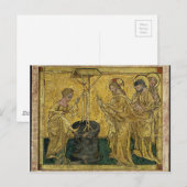 Jesus und die Samariterinnen am Brunnen Postkarte (Vorne/Hinten)