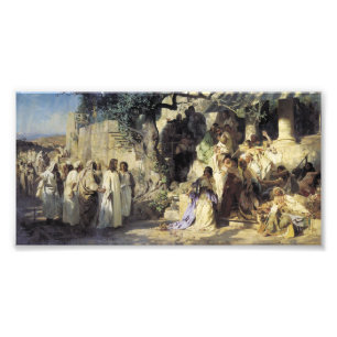 Jesus und die Sünder Fotodruck
