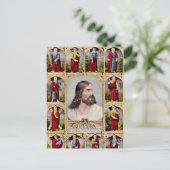 Jesus und die zwölf Apostel Postkarte (Stehend Vorderseite)