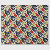 Jesus und ein UFO Geschenkpapier (Flach)