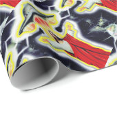 Jesus und ein UFO Geschenkpapier (Rolleneckpunkt)