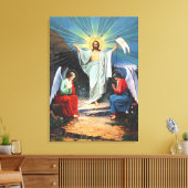Jesus und Engel Leinwanddruck (Insitu (Wohnzimmer))