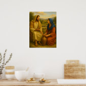 Jesus und Frau am Well ™ LDS Wall Poster (Küche)