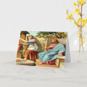 Jesus und Frauen auf der Grußkarte Karte (Gelbe Blume)