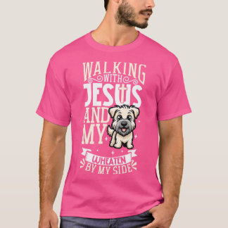 Jesus und Hund Softcoated Wheaten Terrier T-Shirt