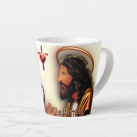 Jesus und ich am Morgen in letzter Tasse (Rechte Ecke)