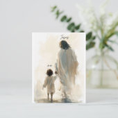 Jesus und ich postkarte (Stehend Vorderseite)