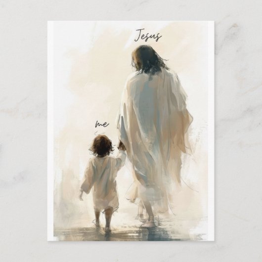 Jesus und ich postkarte (Vorderseite)