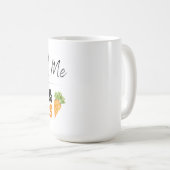 Jesus und ich sind wie Erbsen und Karotten Kaffeetasse (VorderseiteRechts)