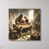 Jesus und Joseph 1 Leinwanddruck (Vorderseite)