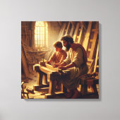 Jesus und Joseph 2 Leinwanddruck (Vorderseite)
