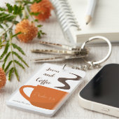 Jesus und Kaffee Schlüsselanhänger (Vorderseite rechts)