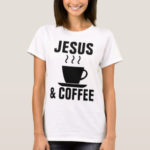 JESUS UND KAFFEE T - Shirt, Coole Christliche T-Sh T-Shirt