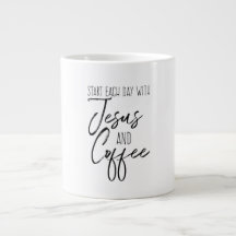 Jesus und Kaffee-Tasse