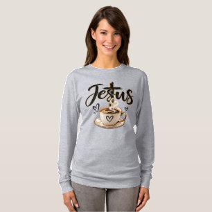 Jesus- und Kaffeeliebhaber T-Shirt
