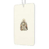Jesus und Katzen Vintage Autolufterfrischer (Links)