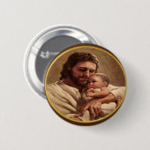Jesus und Kind Button (Vorne & Hinten)