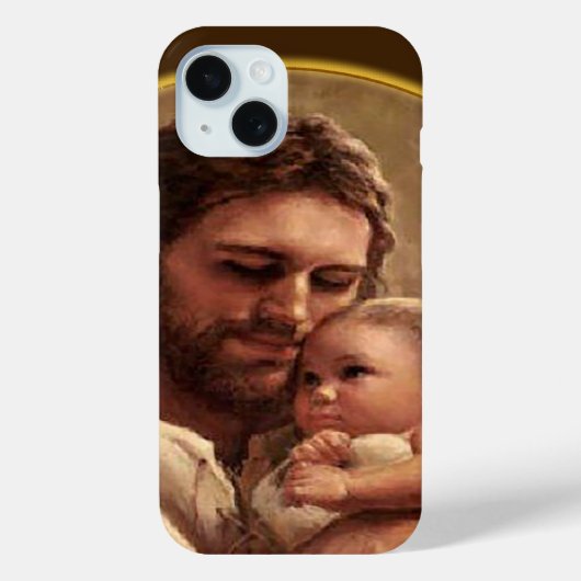 Jesus und Kind Case-Mate iPhone Hülle (Rückseite)