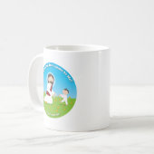 Jesus und Kind Kaffeetasse (Vorderseite Links)