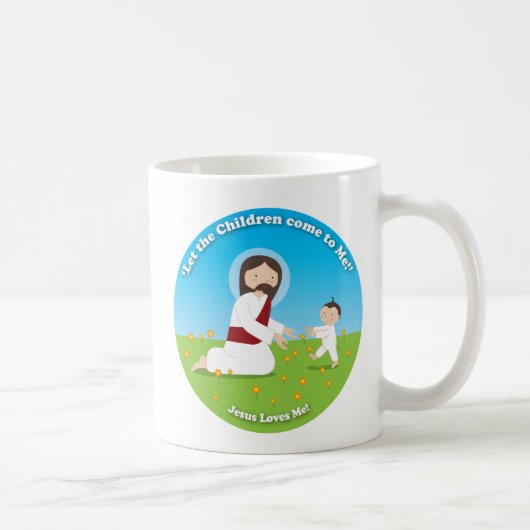 Jesus und Kind Kaffeetasse (Rechts)