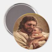 Jesus und Kind Magnet (Vorderseite/Rückseite)