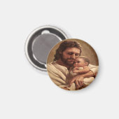 Jesus und Kind Magnet (Vorderseite/Rückseite)