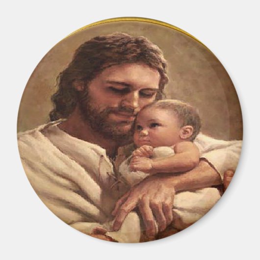 Jesus und Kind Magnet (Vorne)