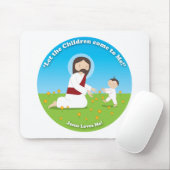 Jesus und Kind Mousepad (Mit Mouse)