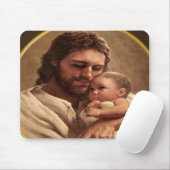 Jesus und Kind Mousepad (Mit Mouse)