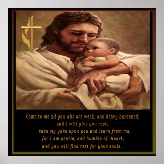 Jesus und Kind Poster (Vorne)